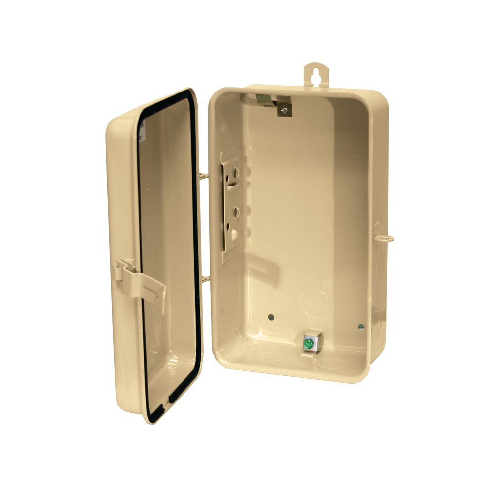 Intermatic 2T2485GA Heavy Duty Pool and Spa Timer with Metal Enclosure - Perfect for Outdoor Swimming Pool, Hot Tub, and Water Feature Automation
