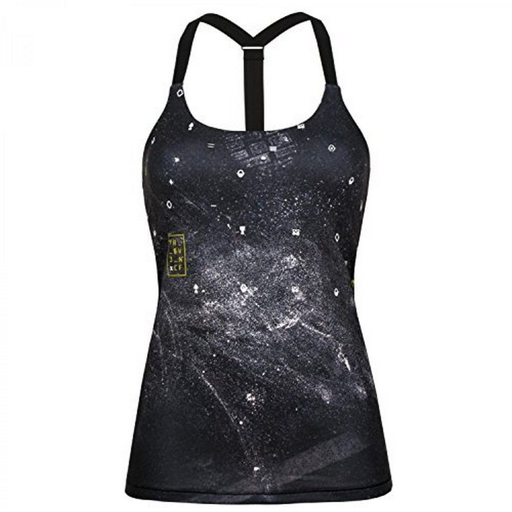 Reebok Women's RCF Long Brim Top - Chalk & Gravel | Comfortable & Stylish Workout Tank for Running, Yoga & Gym