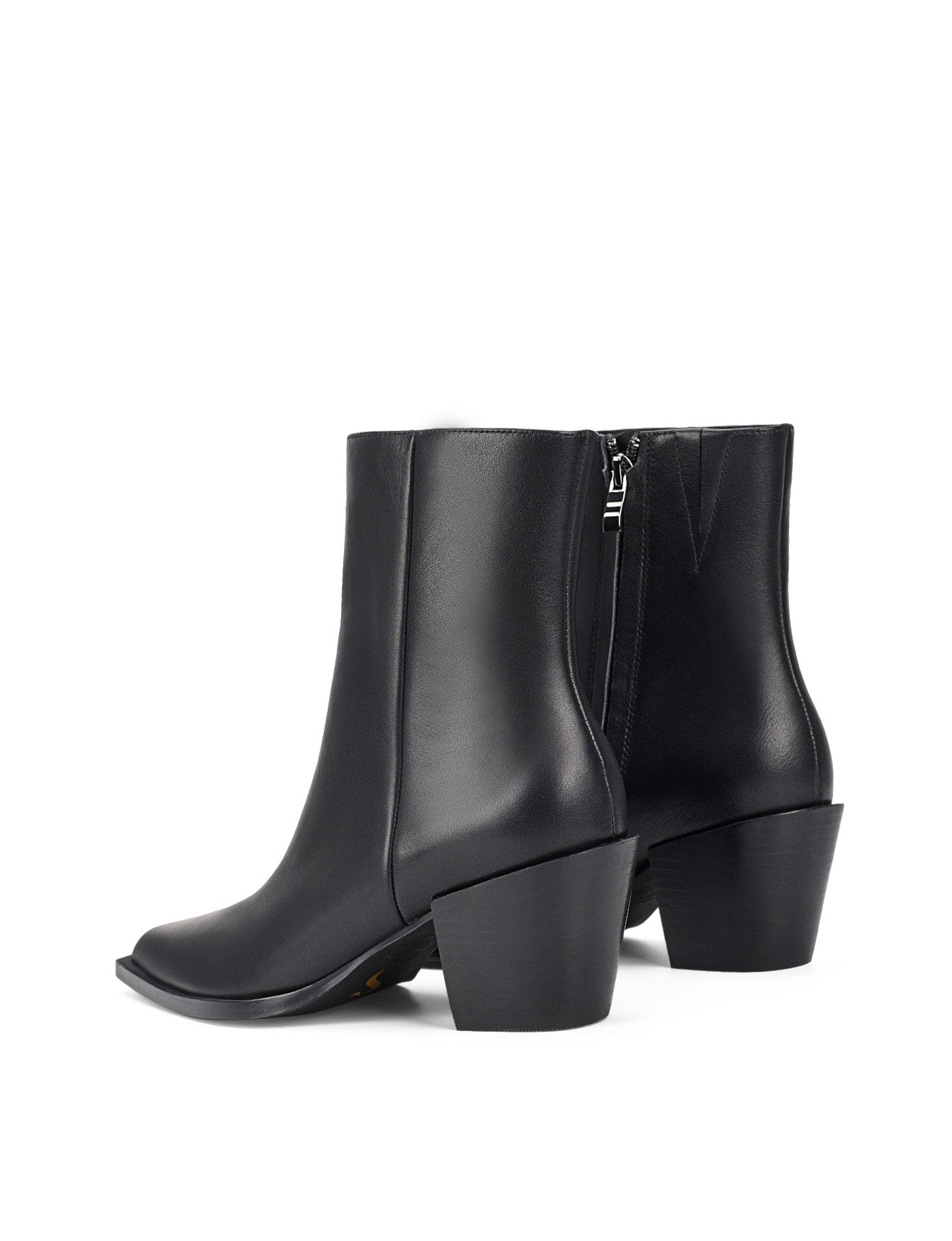 Roger Women's Black Leather Ankle Boots - Stylish & Comfortable for Casual Wear, Office & Night Out