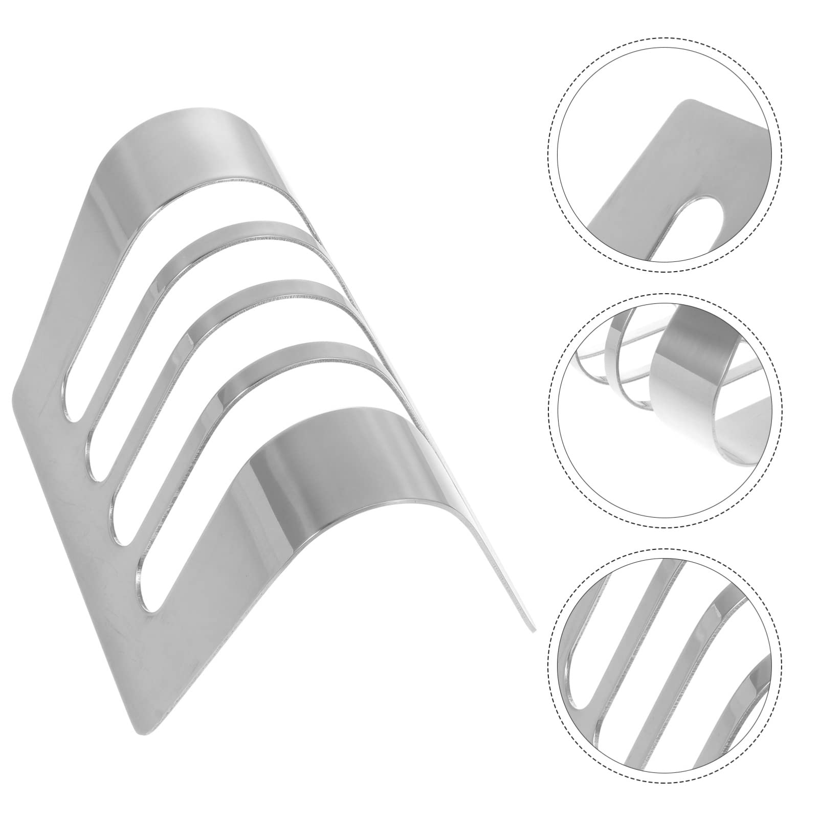 Stainless Steel Sandwich Bread Holder - Toast Rack for Buffet, Hotel & Kitchen Use - Bread Serving Stand for Sliced Toast Storage & Display