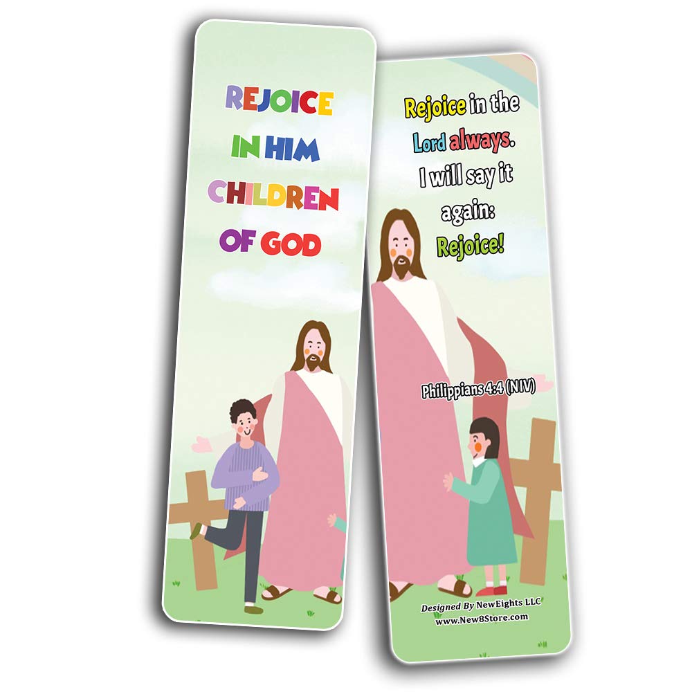 60-Pack Inspirational Bible Verse Bookmarks - Christian Gifts for Sunday School, VBS, Children's Ministry, Stocking Stuffers & Birthdays | Perfect for Daily Devotion, Bible Study & Encouragement