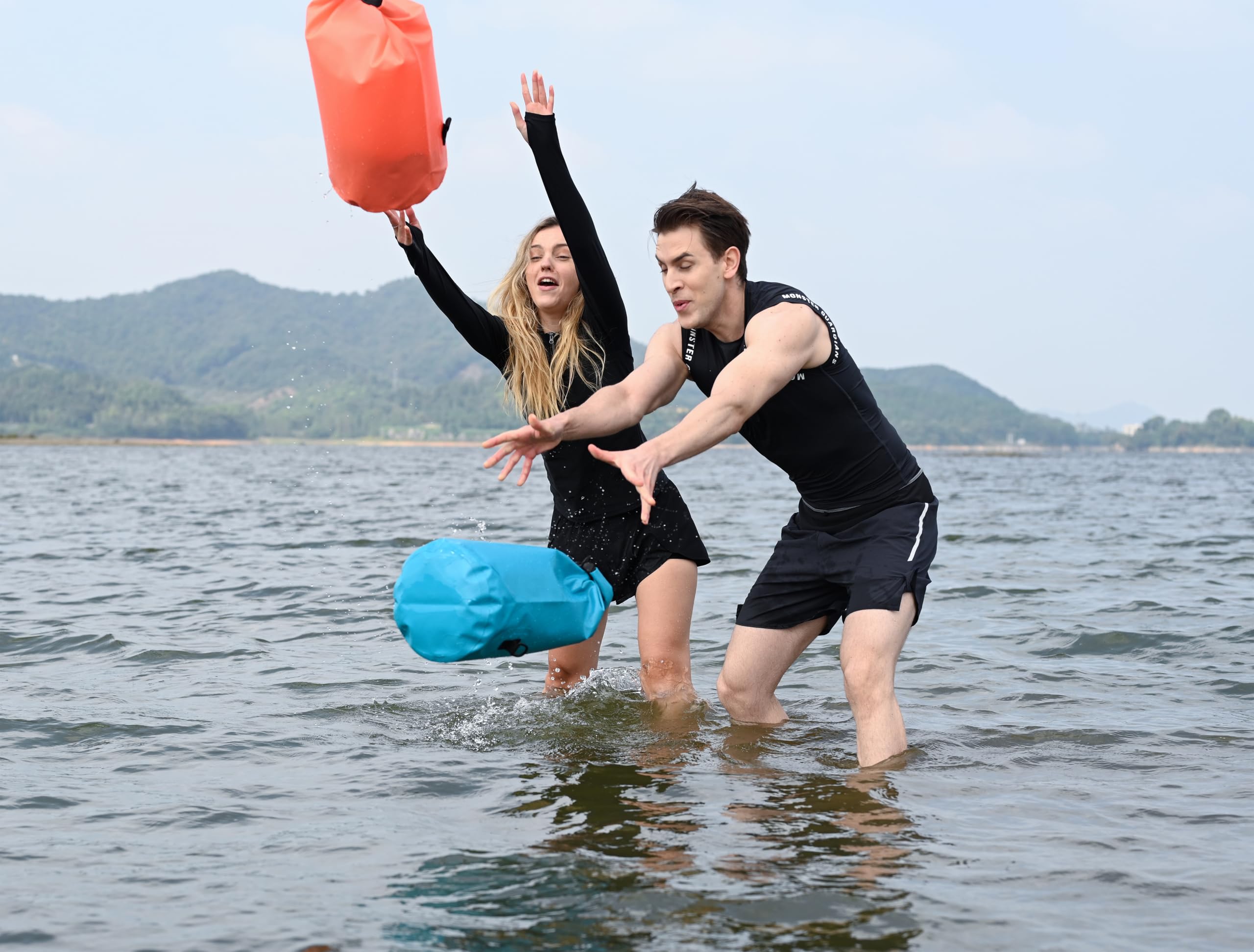 Waterproof Dry Bag Backpack 5L 10L 20L 30L 40L - Floating Roll Top Sack for Kayaking, Rafting, Boating, Swimming, Camping, Hiking, Beach & Fishing - Keep Gear Dry in Water Sports & Outdoor Adventures