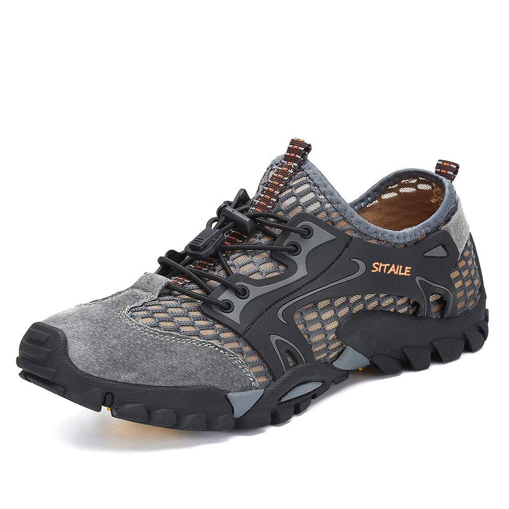 **Men's & Women's Quick-Dry Hiking Water Shoes - Barefoot Aqua Swim Shoes for Pool, Beach, Fishing & River Hiking - Lightweight Sandals for Outdoor Adventures**    *(Use for swimming, kayaking, beach walks, fishing, and water sports!)*