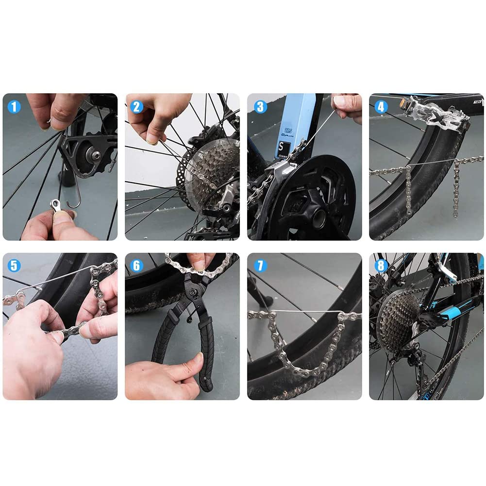 Single Speed Bicycle Chain - 20 Inch 86 Links Heavy Duty Bike Chain Accessories for Urban Commuting & Fixie Bikes
