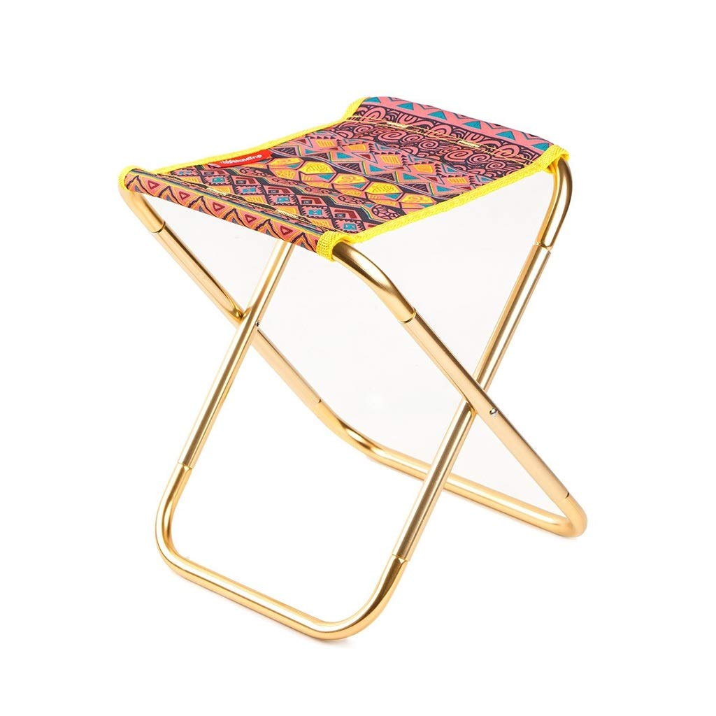 CSQ Portable Outdoor Folding Chair - Waterproof Oxford Fabric Durable Camping, Fishing, BBQ & Picnic Stool for Adults - Compact Foldable Design for Easy Storage & Travel