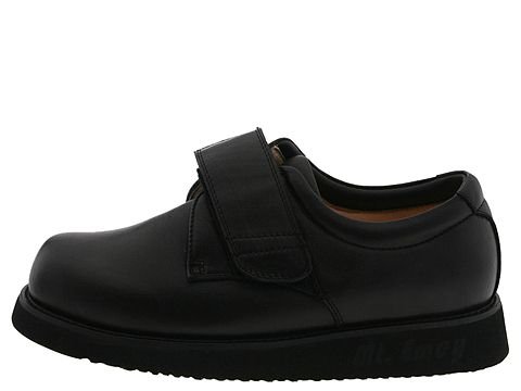 Mt. Emey 502 - Extra-Depth Men's Dress & Casual Strap Shoes in Black - Size 10.5 X-Wide - Perfect for Office, Business Meetings & Formal Occasions
