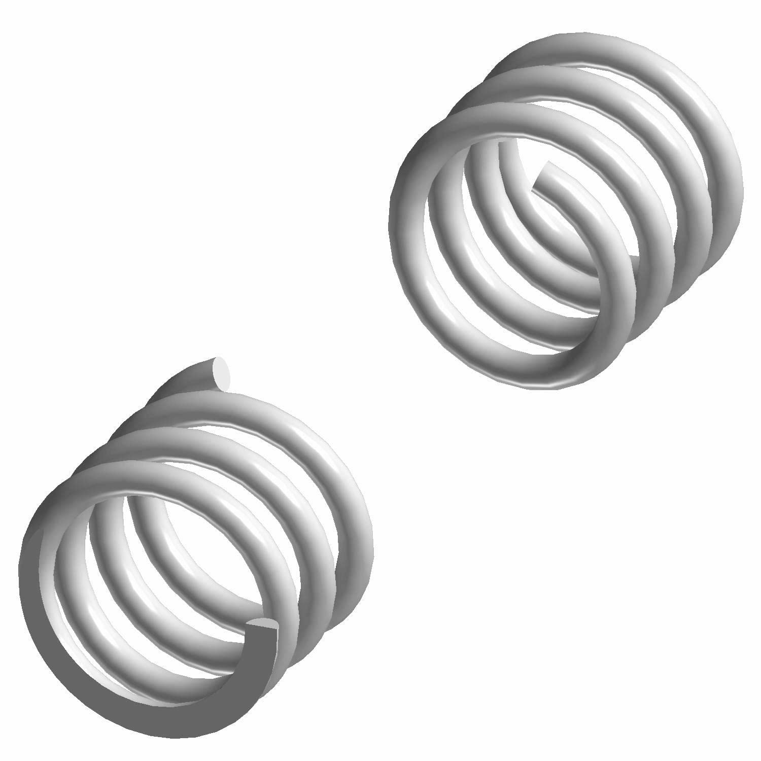 Polaris Snowmobile Compression Spring 140# - .305 x 9.0 Medium Gloss Black - Genuine OEM Part 7041677-067 (Qty 1) - Replacement Part for Snowmobile Suspension & Shock Absorber Systems