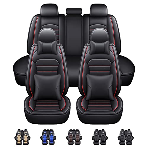 Full Set,Black with red line