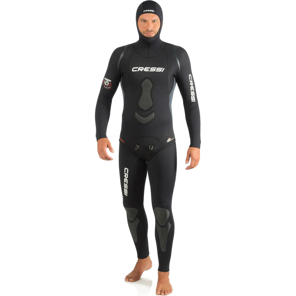 Cressi Apnea 5mm Neoprene Wetsuit for Spearfishing & Freediving - Warm & Flexible Scuba Diving Suit for Men & Women | Perfect for Cold Water Adventures & Underwater Hunting