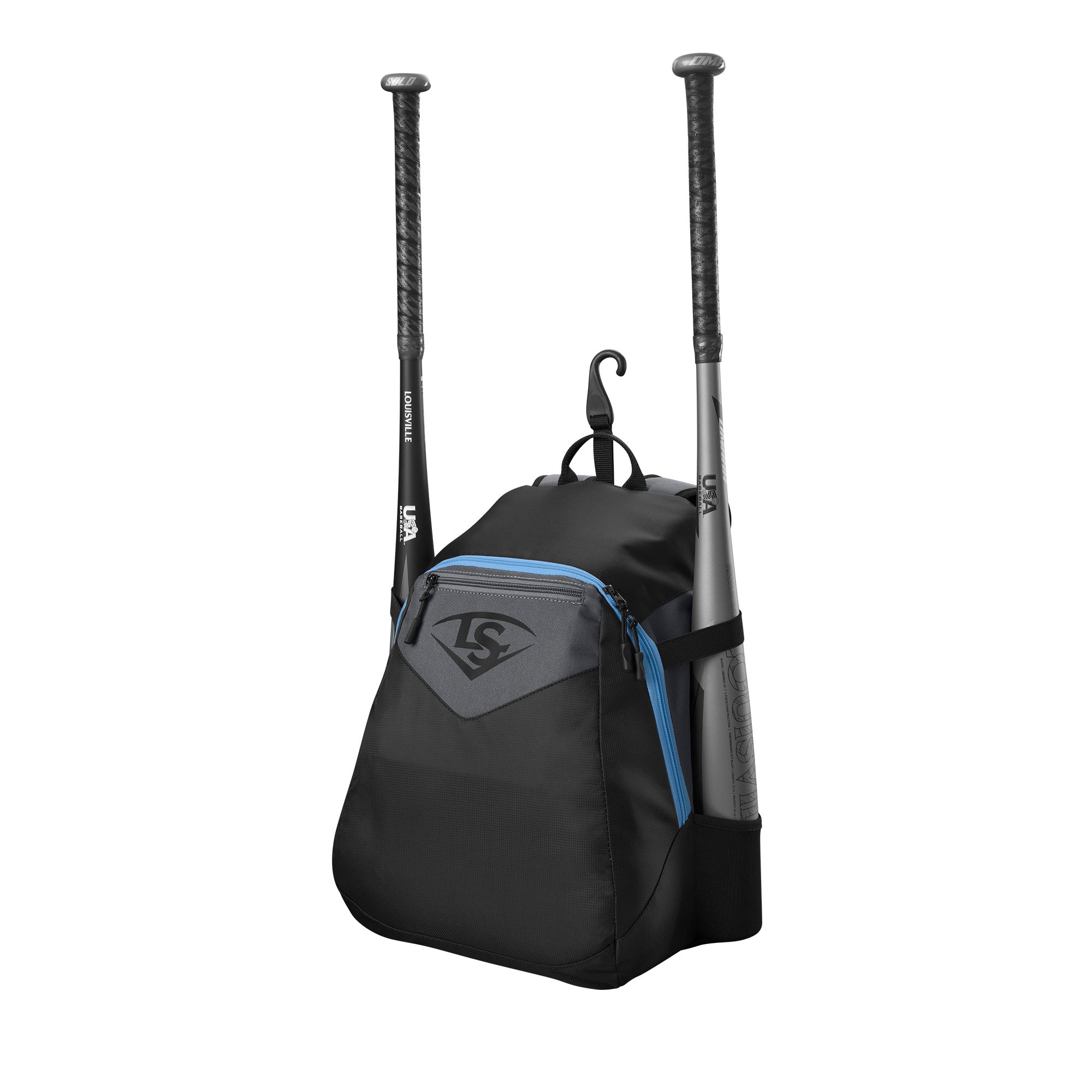 Louisville Slugger Genuine V2 Youth Baseball Backpack - Lightweight Durable Stick Pack for Kids & Teens - Perfect for School, Sports Practice & Travel