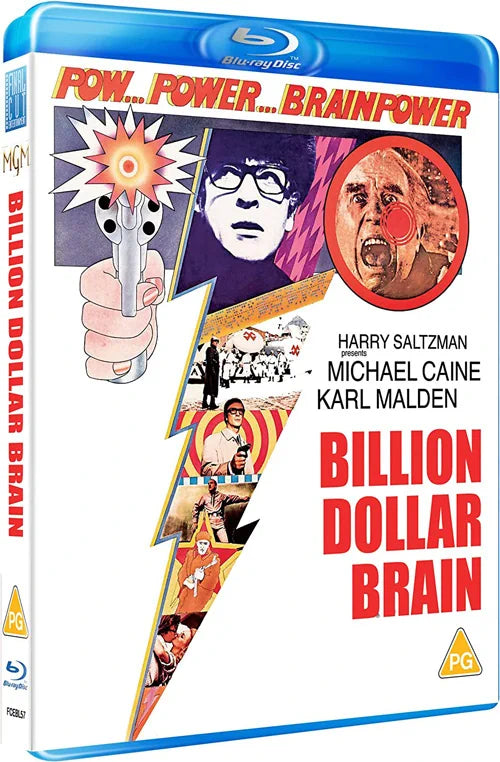 Billion Dollar Brain Blu-ray | Classic Spy Thriller Movie | Perfect for Home Theater & Movie Night Entertainment
