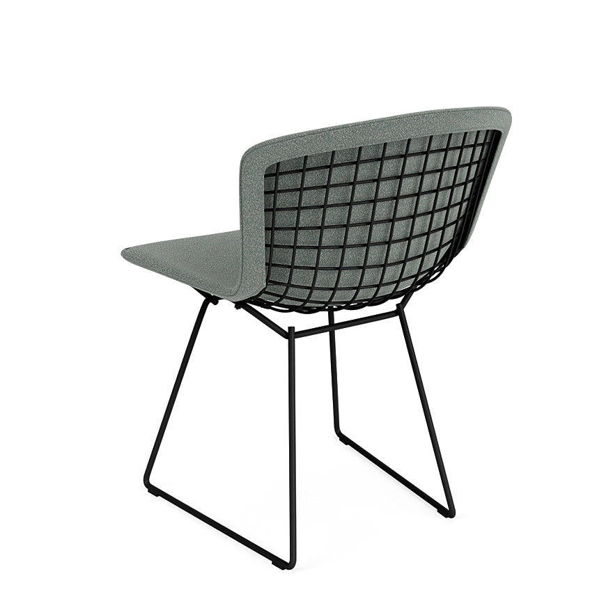 Bertoia Side Chair Fully Upholstered - Modern Dining Chair with Comfortable Cushion - Perfect for Kitchen, Dining Room & Office Workspace