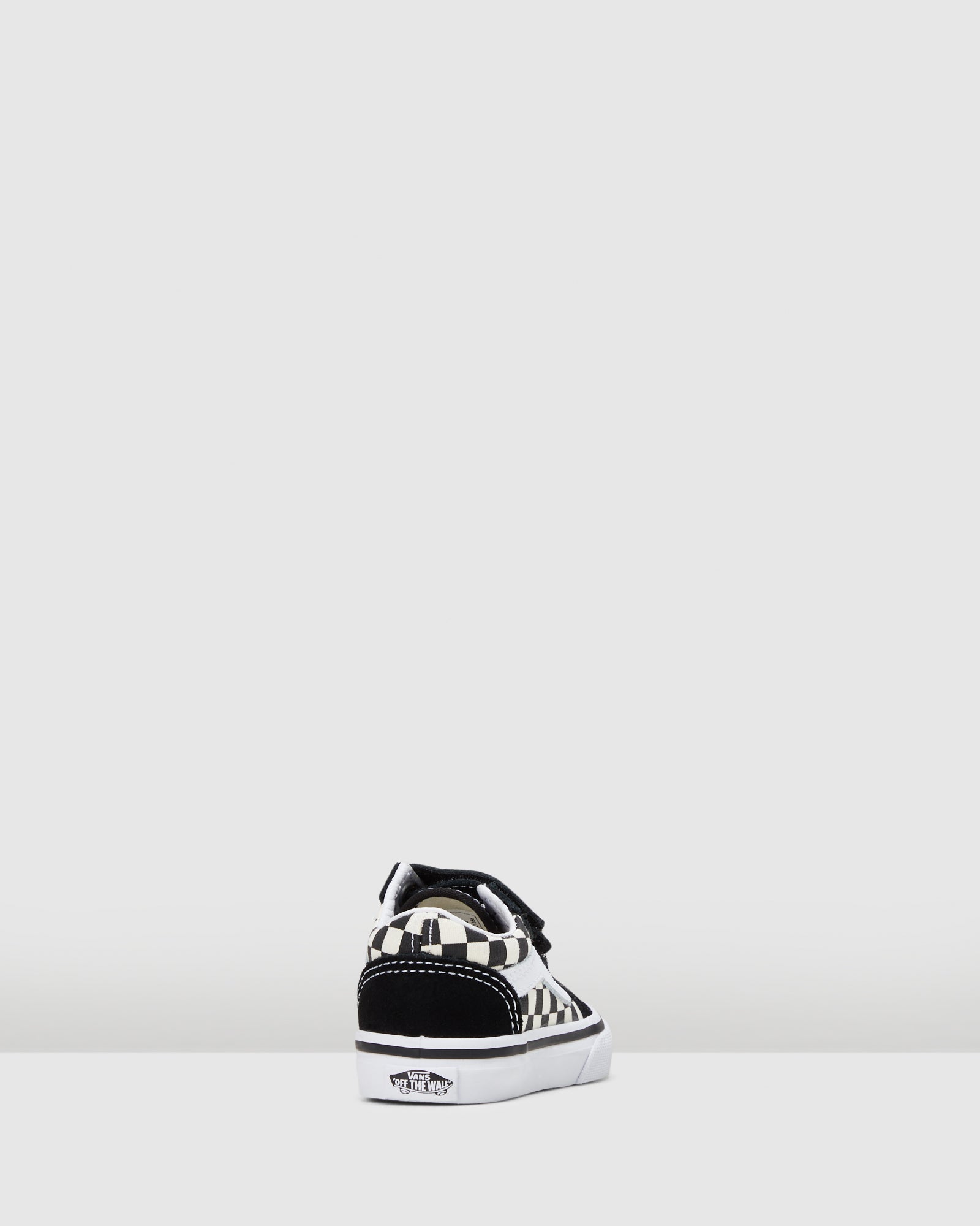 Vans Old Skool V Check Infant Shoes - Black & White Sneakers for Toddlers - Comfortable & Stylish for Playdates, Daycare & Outdoor Adventures