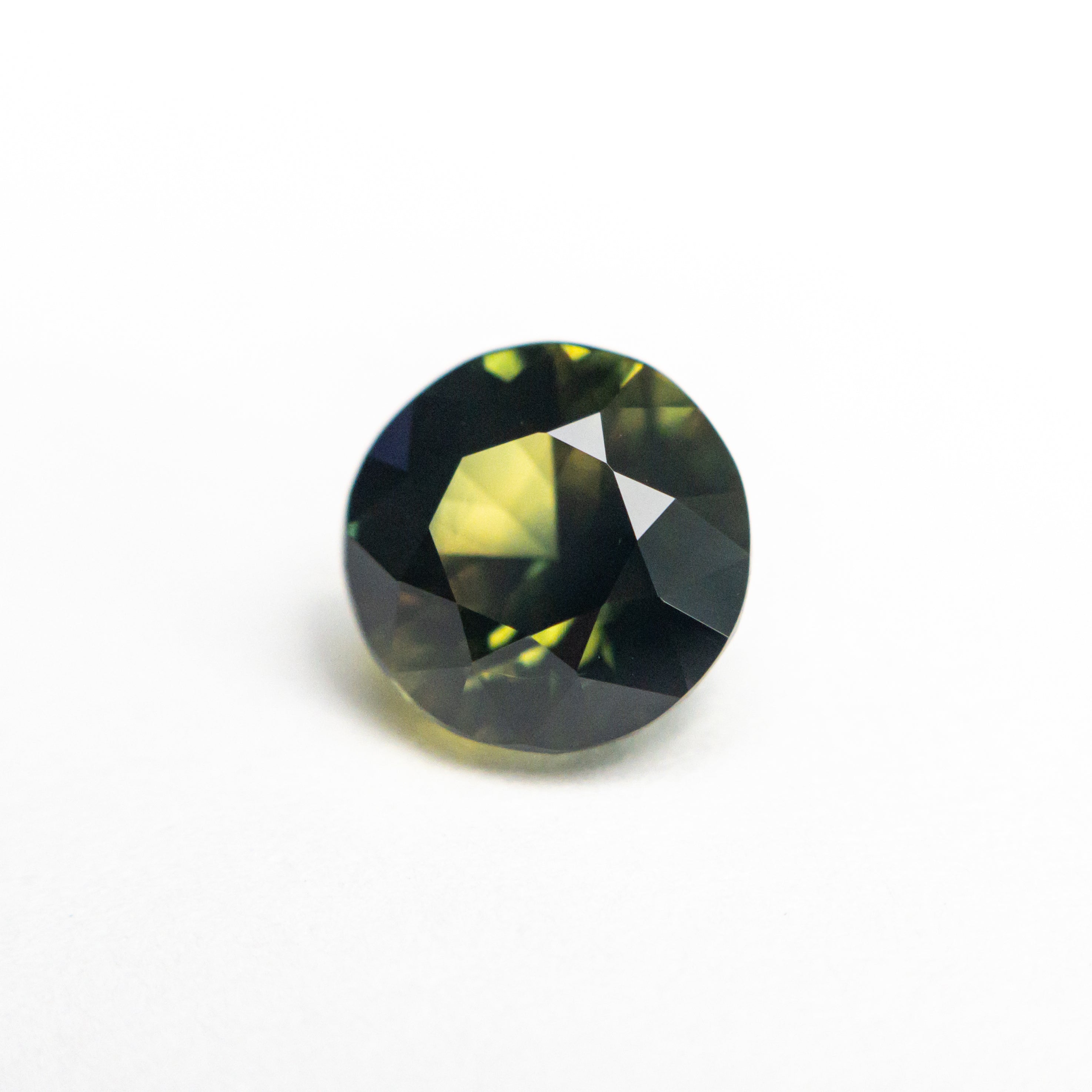 2.15ct Round Brilliant Blue Sapphire Gemstone - 7.20x7.10x5.13mm Natural Loose Sapphire for Jewelry Making, Engagement Rings & Fine Collections