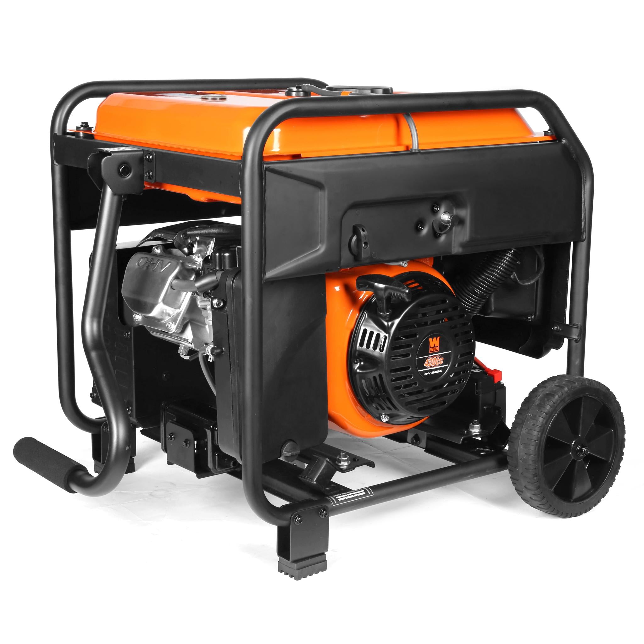 WEN DF875iX 8750-Watt Dual Fuel Inverter Generator with Remote Electric Start - 120V/240V RV Ready, Transfer Switch Compatible, CO Shutdown Sensor - Perfect for Camping, Home Backup Power & Outdoor Events