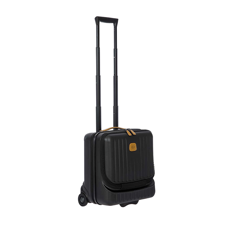Capri Pilot Case - Premium Black Leather Travel Organizer for Business & Travel | Perfect for Passports, Tickets & Essentials