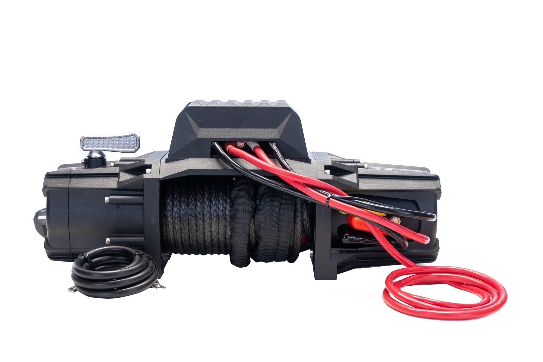 DK2 S12000 SR 12,000 lbs Electric Winch with Synthetic Rope for 4x4 Trucks & Off-Road Vehicles - Heavy Duty Recovery, Towing & Off-Road Adventures