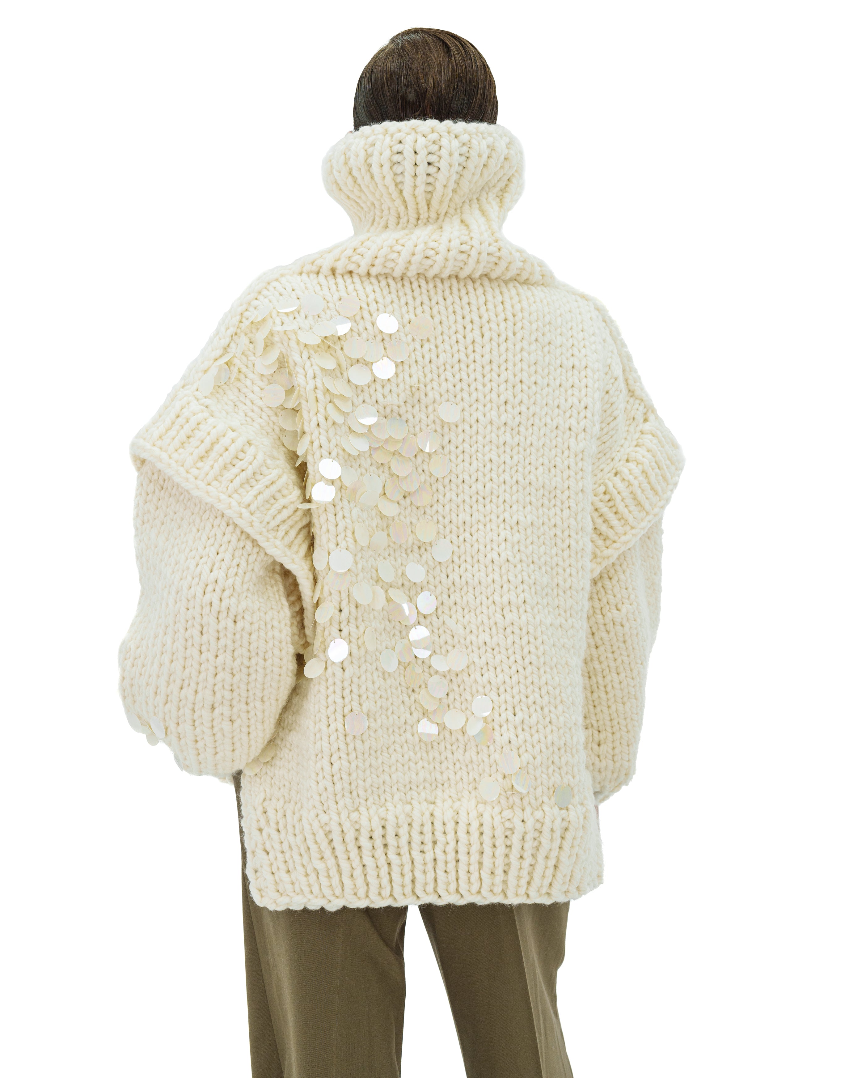 Sparkly Sequins Elegance Sweater for Women - Glamorous Party Top, Holiday Outfit, Christmas & New Year Fashion, Perfect for Night Out and Special Occasions