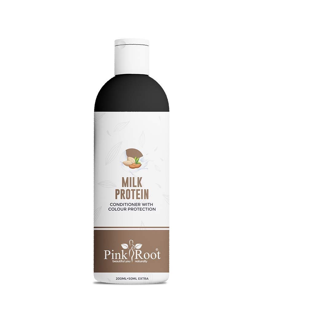 Pink Root Milk Protein Hair Conditioner - 250ml (8.45oz) for Dry & Damaged Hair - Deep Nourishing & Repairing Treatment - Perfect for Salon & Home Use