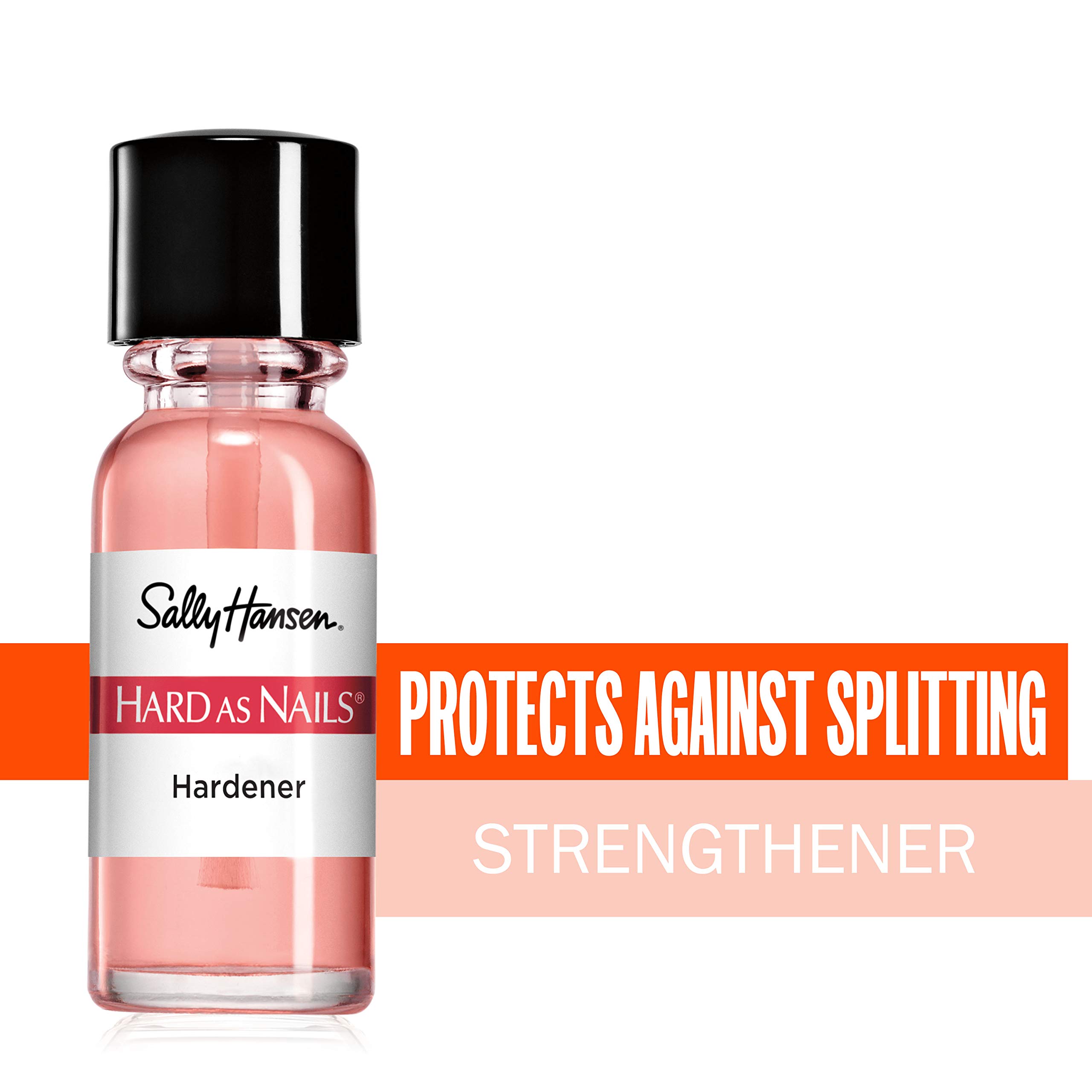 Sally Hansen Hard As Nails® Natural Tint Nail Strengthener & Protectant - Strengthens Weak Nails & Adds Shine for Healthy-Looking Nails at Home or Salon