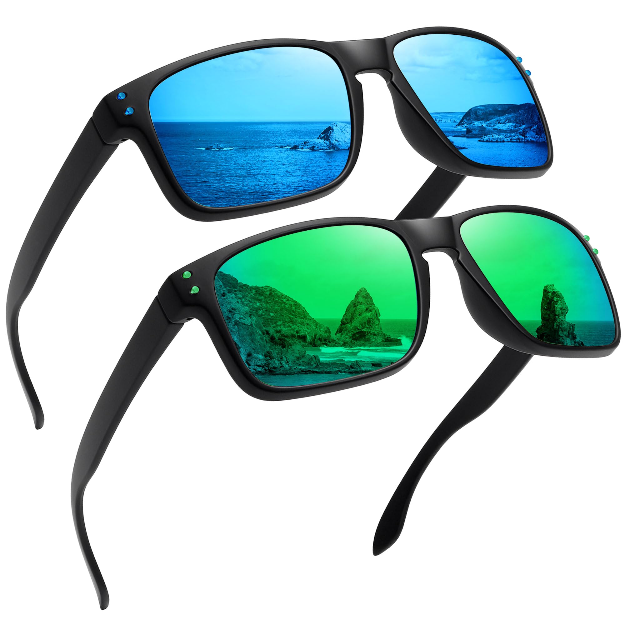 MEETSUN Polarized Sunglasses for Men & Women - UV400 Protection Sports Driving Fishing Glasses - Perfect for Outdoor Activities, Beach, Cycling & Running