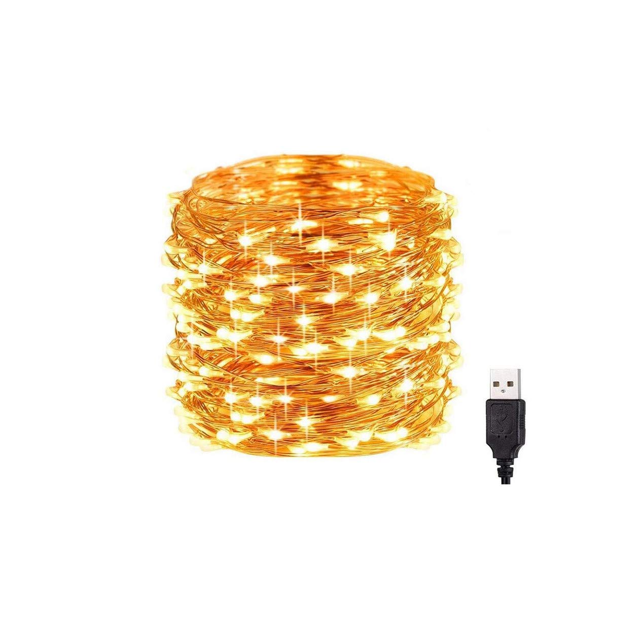Yard 1 Decorative Pcs 12m x 120 LED String Lights - Clear Christmas Lights for Garden, Wedding, Bedroom, Party & Outdoor Decor