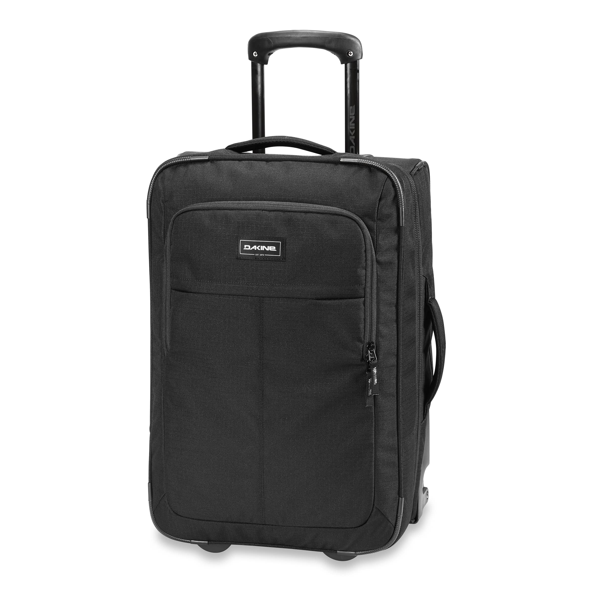 Dakine Unisex Black Carry On Roller 42L Luggage Bag - Lightweight Durable Travel Suitcase for Airplane, Business Trips & Weekend Getaways