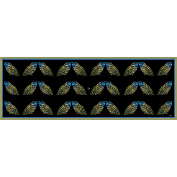 Elegant Night Glide Long Silk Scarf - Soft & Luxurious Women's Fashion Accessory for Evening Parties, Weddings & Special Occasions