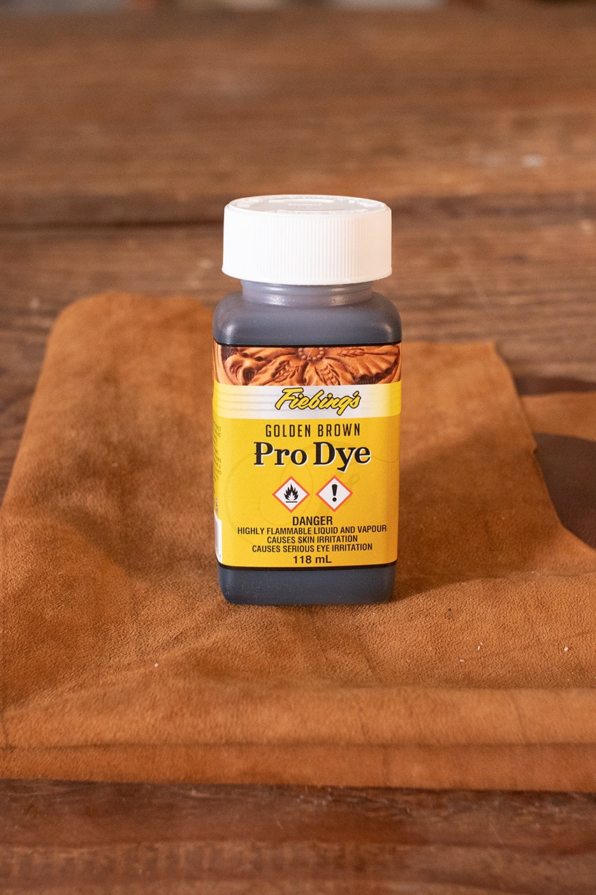 Fiebing's Oil Dye 118ml (4oz) - Gold Brown Leather Dye for Shoes, Bags & Furniture | Professional Leather Coloring & Restoration