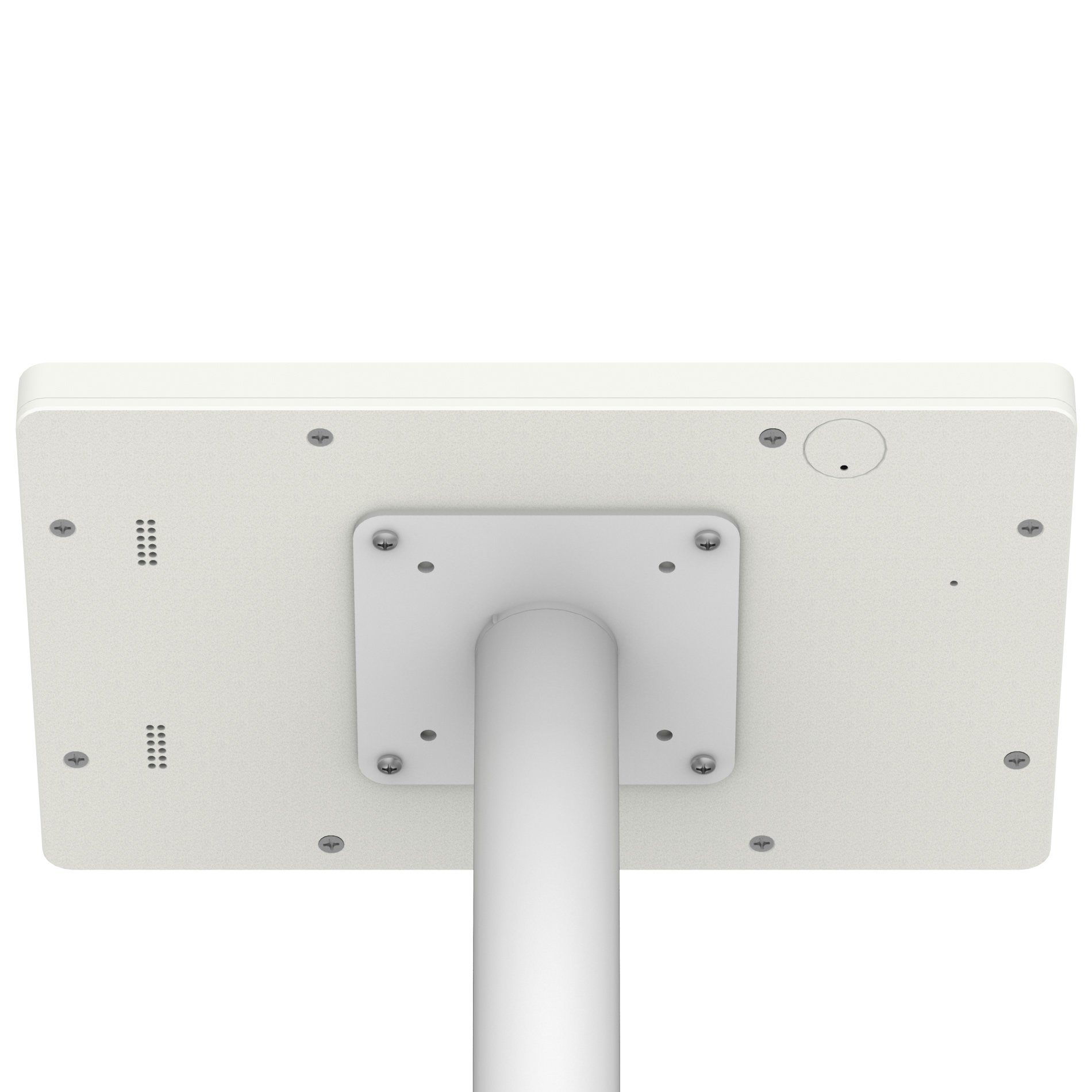 VidaMount White Enclosure & Floor Stand Bundle - Compatible with Samsung Galaxy Tab A 10.1 (2016 Model) - Perfect for Home, Office & Commercial Tablet Displays