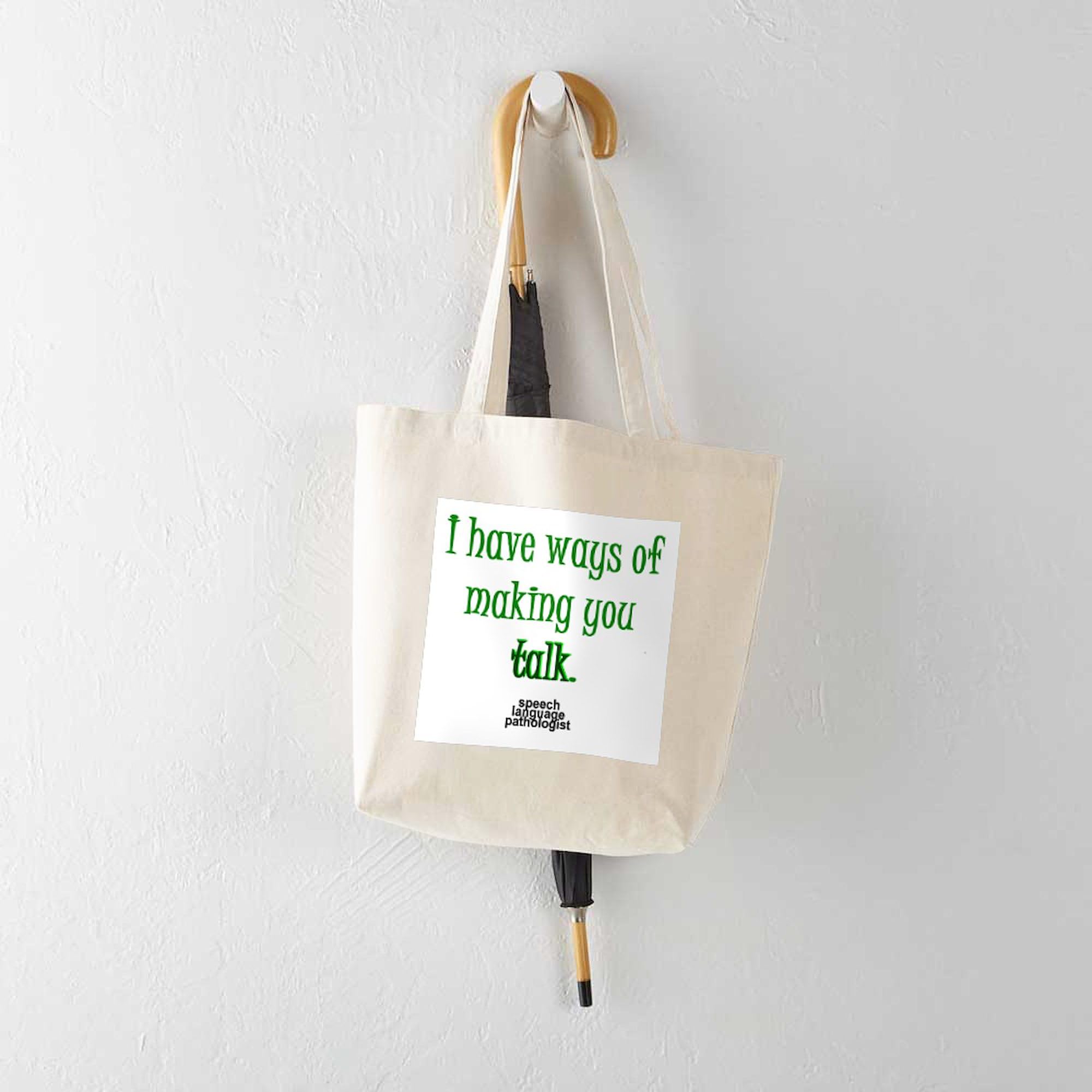 Ways of Making You Talk Tote Bag - Natural Canvas Reusable Shopping Bag for Groceries, Beach & Everyday Use | Funny Slogan Tote | Eco-Friendly Cotton Tote Bag