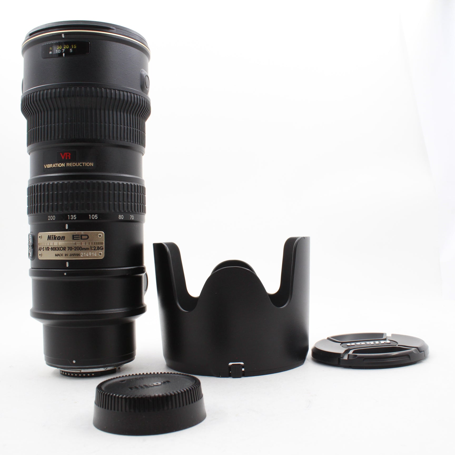 Used Nikon Nikkor AF-S 70-200mm f/2.8G ED VR II Telephoto Zoom Lens - Professional DSLR Camera Lens for Sports, Wildlife & Portrait Photography