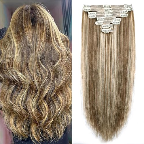 #6/613 Balayage Chestnut Brown Highlight Blonde
