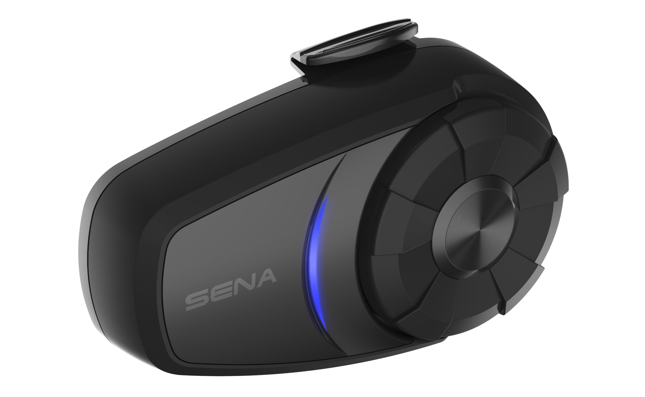 Sena 10S-01D Motorcycle Bluetooth Headset - Dual Pack Wireless Communication System for Riders (Renewed, Black) - Perfect for Group Rides & Hands-Free Calls on the Road