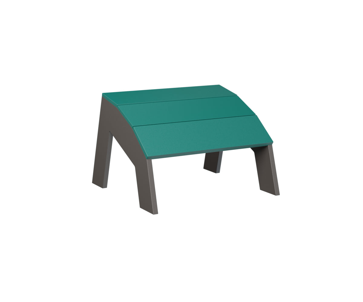 Berlin Gardens Nordic Adirondack Footstool - Outdoor Patio Furniture, Solid Wood Footrest for Garden, Deck & Poolside Relaxation