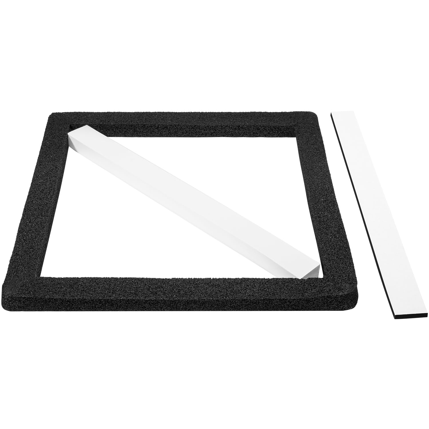 14-Inch x 14-Inch Universal Camper Roof AC Gasket Kit - Waterproof Compression Seal, Self-Adhesive Frame Gasket & Leveling Pads (25071) - Perfect for RV, Travel Trailer & Motorhome Air Conditioner Installation & Repair