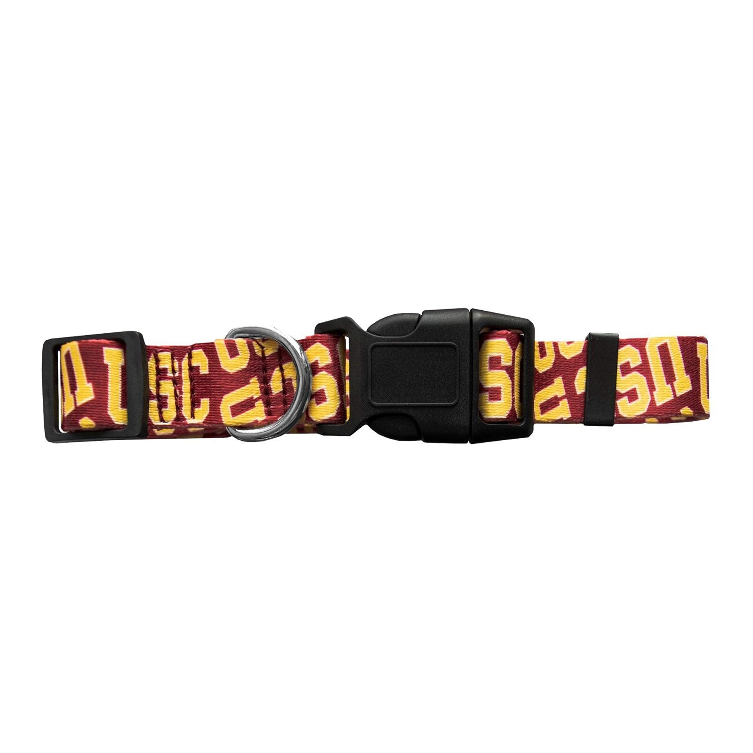 Official NCAA Team Logo Pet Collar - Durable & Adjustable Dog Collar for College Sports Fans - Perfect for Game Day, Training & Daily Walks