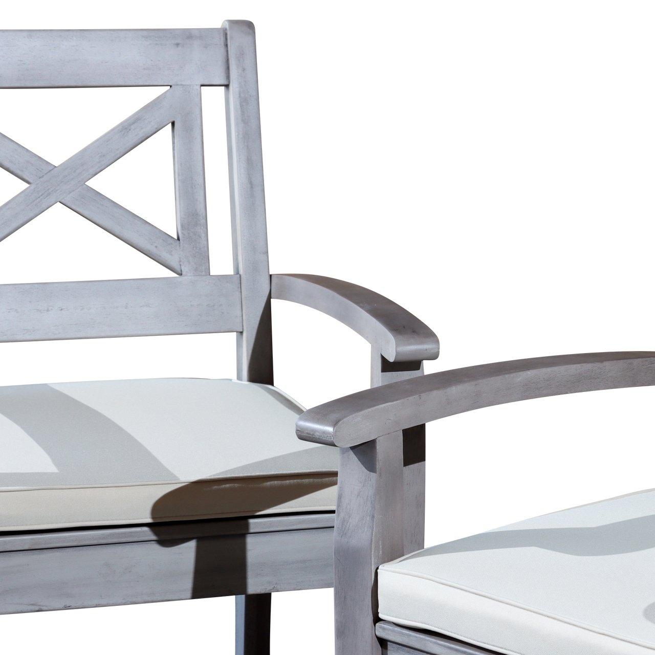 Premium Castlewood Canyon Outdoor Dining Set - Patio Furniture for Backyard, Garden, Deck - Weather-Resistant & Durable - Perfect for BBQs, Family Gatherings, and Outdoor Entertaining