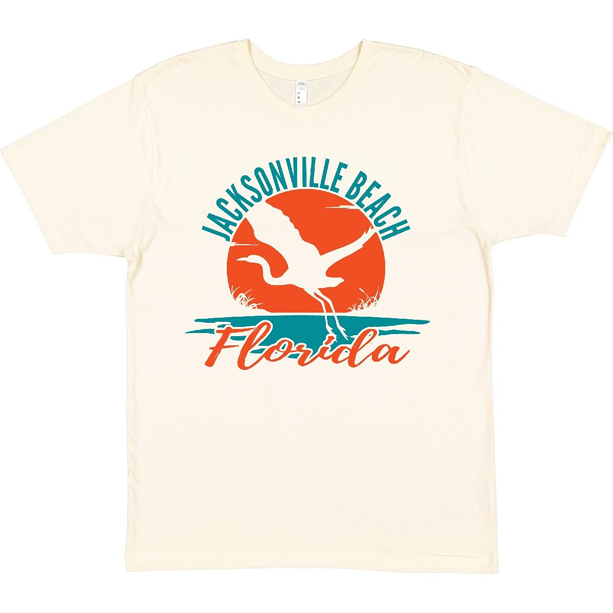 Inktastic Jacksonville Beach Florida Vacation Trip T-Shirt - Comfortable Graphic Tee for Beach Lovers & Travel Enthusiasts - Perfect for Summer Vacations, Coastal Getaways & Florida Souvenirs