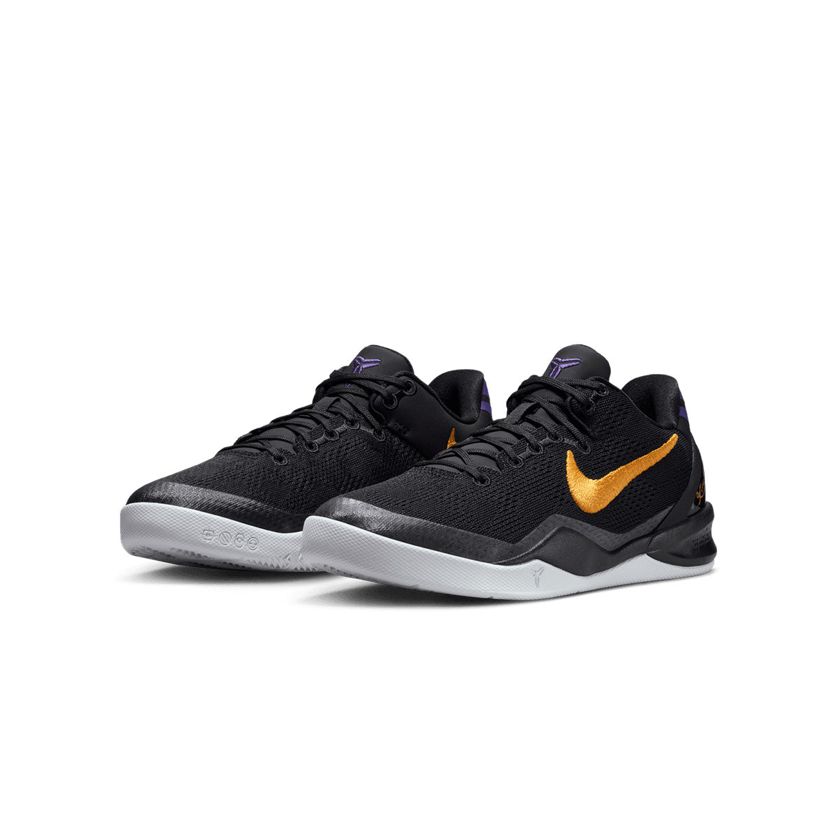 Kobe VIII Protro 'Lakers Away' Basketball Shoes for Kids - Lightweight Performance Sneakers for Youth Basketball Games & Training
