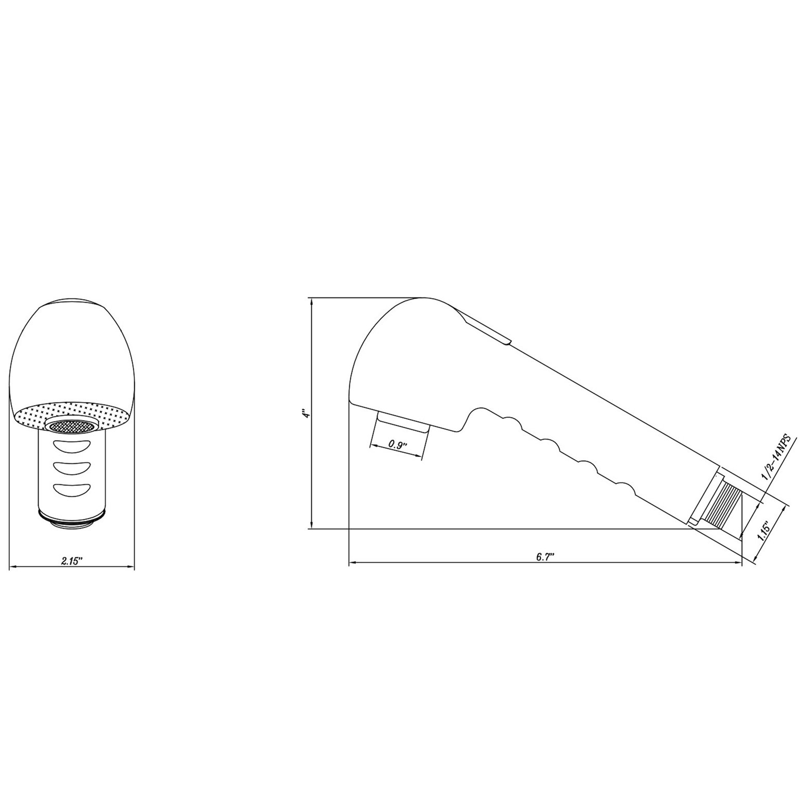 DF-RK800-SN RV Kitchen Faucet with Pull-Out Sprayer - Brushed Satin Nickel Finish - Durable Replacement for Campers & Motorhomes - Perfect for Outdoor Cooking & RV Upgrades