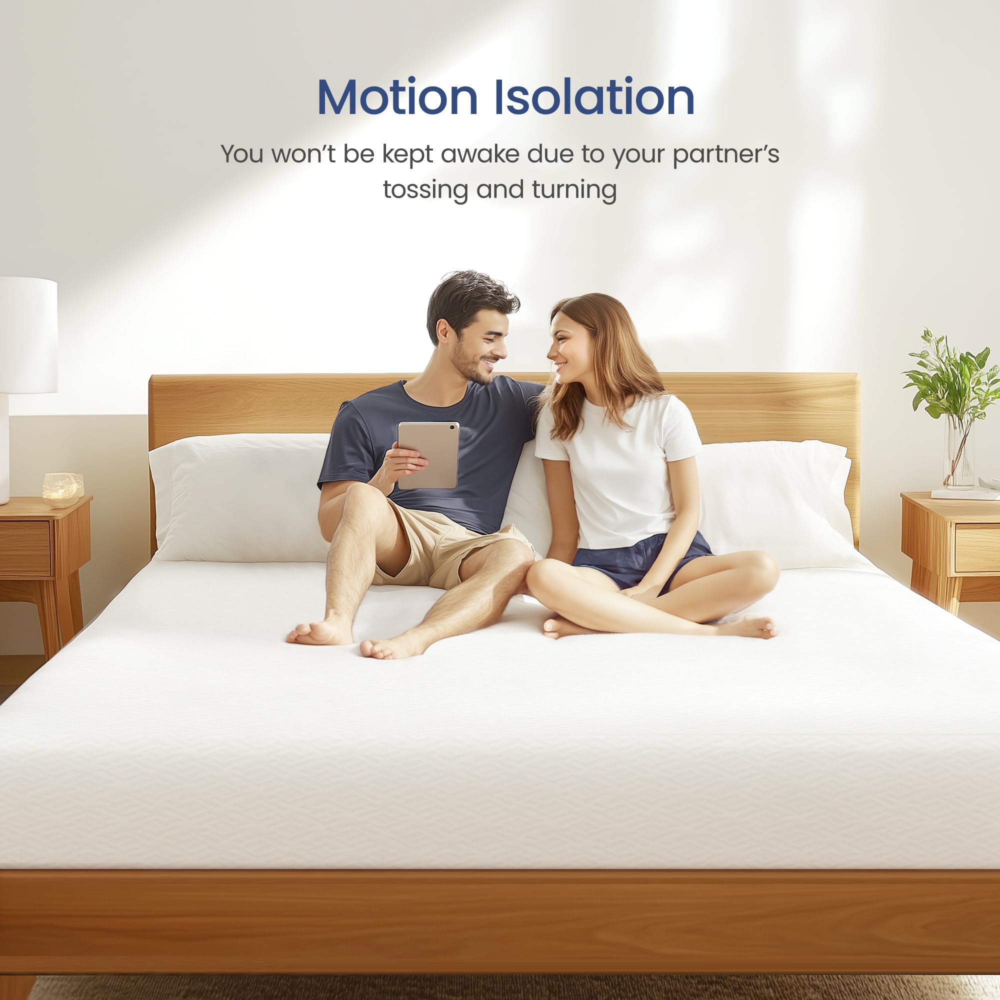 10 Inch King Green Tea Cooling Gel Memory Foam Mattress - Medium Firm Pressure Relief, CertiPUR-US Certified, No Fiberglass - Mattress in a Box for Kids & Adults | Perfect for Hot Sleepers & Back Pain Relief