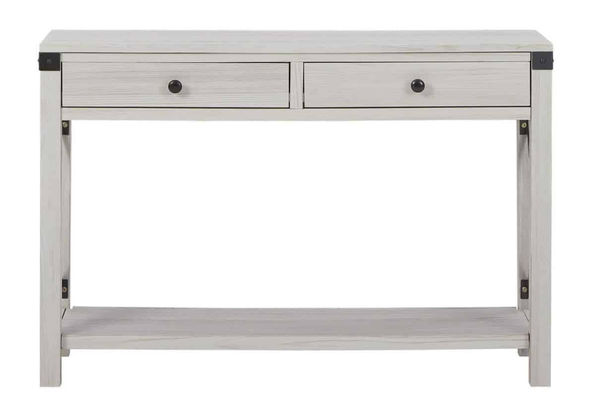 Bayflynn Sofa Table T172 4 - Modern Side Table with Storage Shelf for Living Room, Bedroom, Office - Perfect for Holding Drinks, Books, and Decor