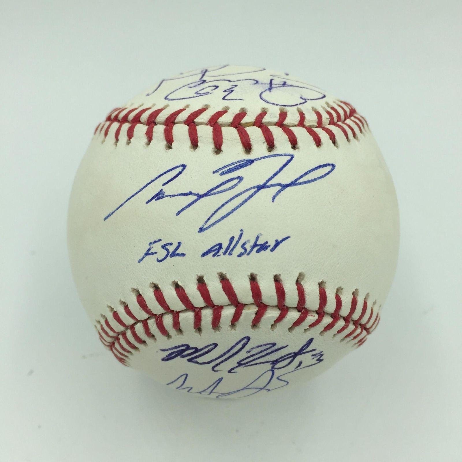 2007 MLB Futures All Star Game Team Signed Authenticated Baseball - Collectible Game Used Memorabilia for Fans & Display