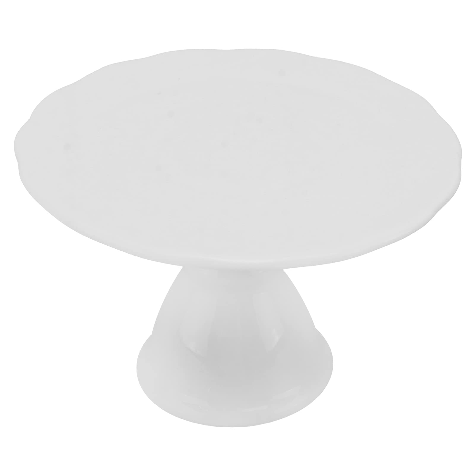 Yardwe Ceramic Cake Stand - 12 Inch Elegant Dessert Display Plate for Cookies, Cupcakes, Snacks, Pastries & Salads - Perfect for Tea Parties, Weddings, Birthday Decorations & Home Serving