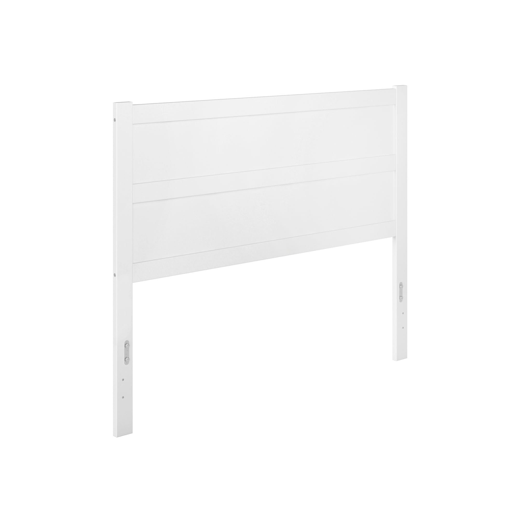 AFI NoHo Solid Wood Panel Headboard with USB Charging Port - Queen Size Bed Frame Headboard in White | Modern Bedroom Furniture for Master & Guest Rooms