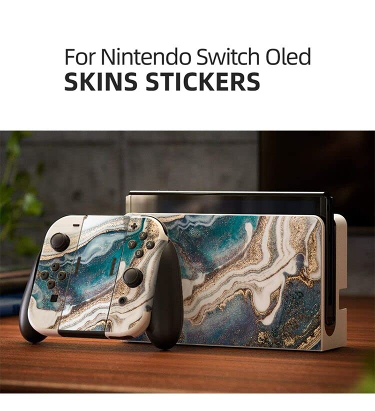 8x4 Inches Cute Kawaii Cartoon Character Switch Skin Sticker - Fun Fashionable Design for Nintendo Switch OLED (Girls, Boys & Kids) - Perfect for Gaming Protection & Personalization