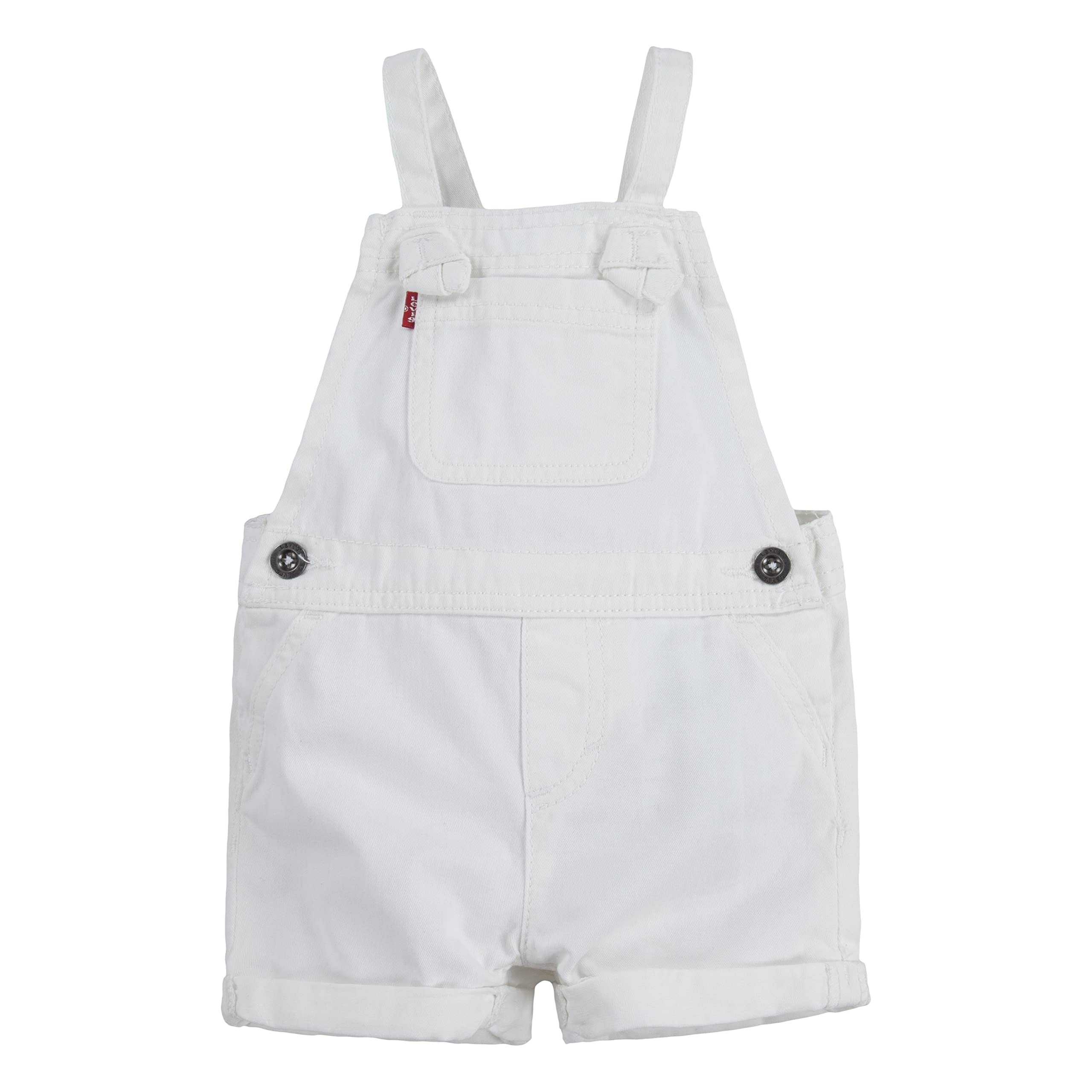 Levi's Baby Boys Denim Shortalls Rompers - Stylish & Comfortable Outfit for Toddlers - Perfect for Playdates, Daycare & Summer Adventures
