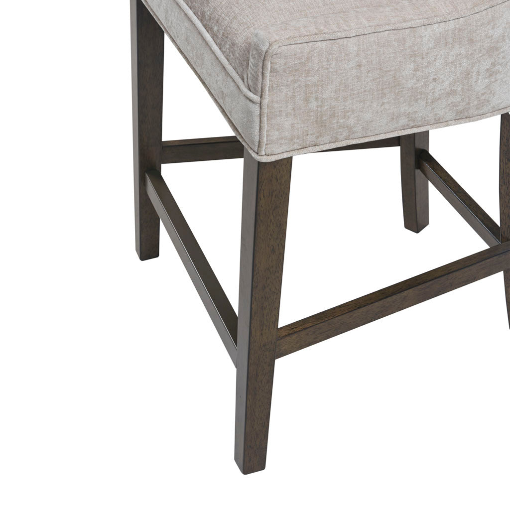 25.5 Inch Upholstered Counter Stool with Cushion - Adjustable Height Bar Stool for Kitchen Island, Breakfast Bar & Dining Room - Modern Home Decor & Comfortable Seating