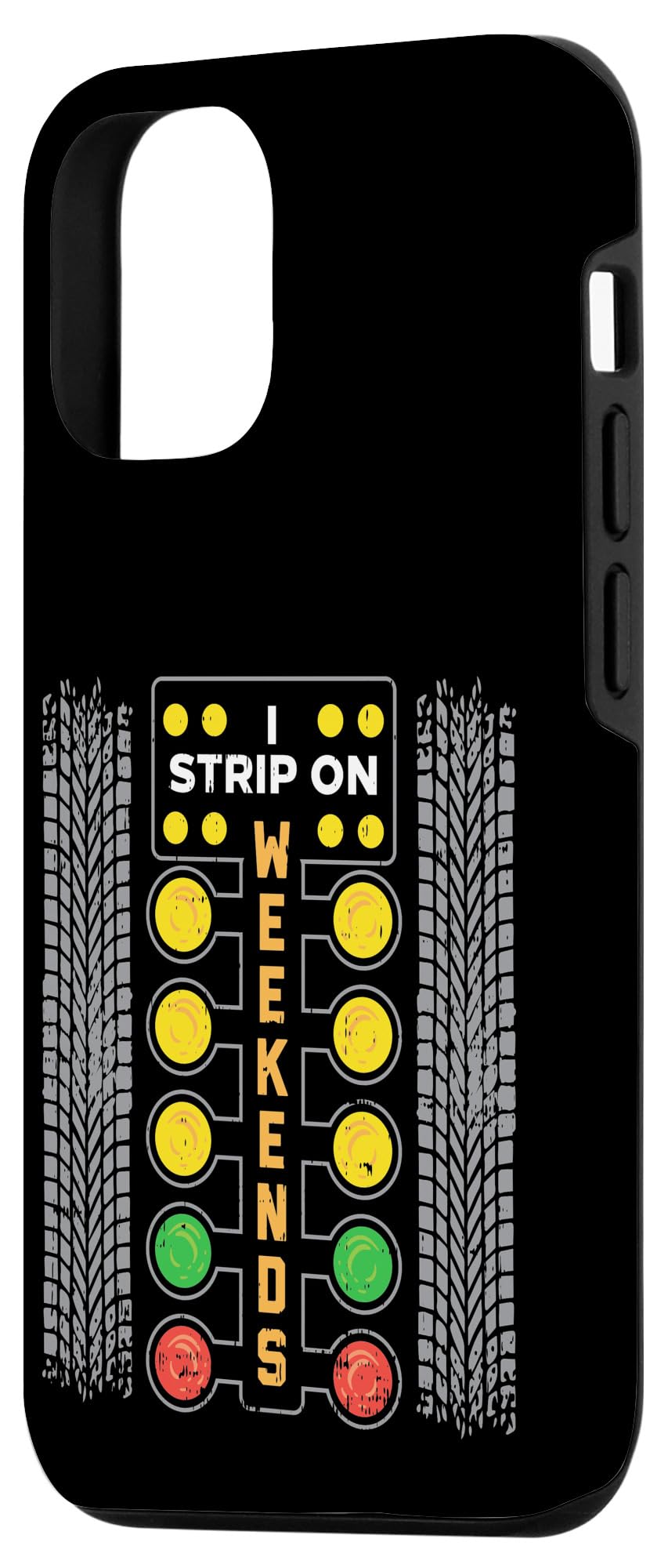 Funny Drag Race Racing Car Driver iPhone 12/12 Pro Case - Perfect Gift for Racer Enthusiasts & Weekend Car Show Events